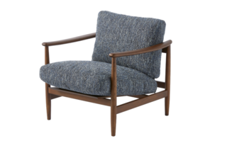 Fauteuil Chair Todd Boho POLSPOTTEN, Blauw